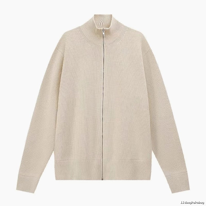 Casual Zip jacket Black Minimalist Full for Streetwear Looks