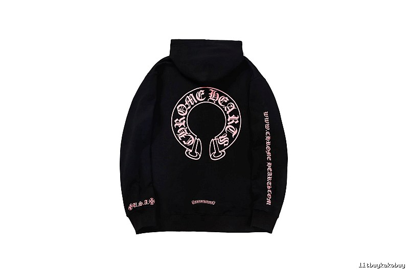 Chrome Hearts 2088-76 Black Cross Graphic Hoodie Commuter Look