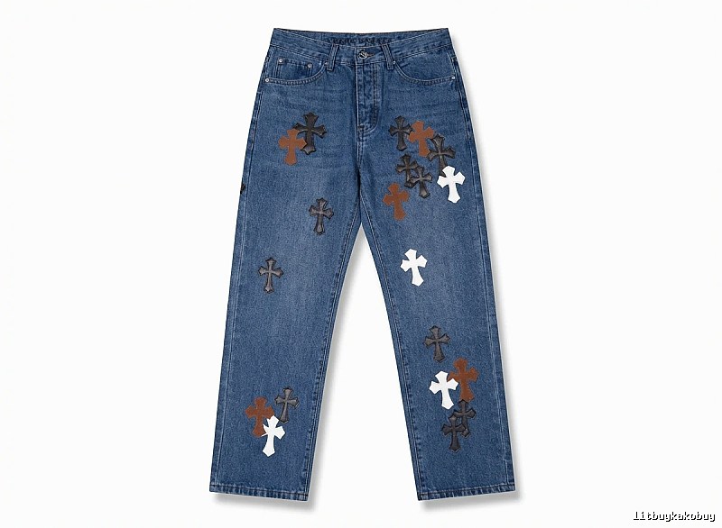 Chrome Hearts Cross Denim Pants