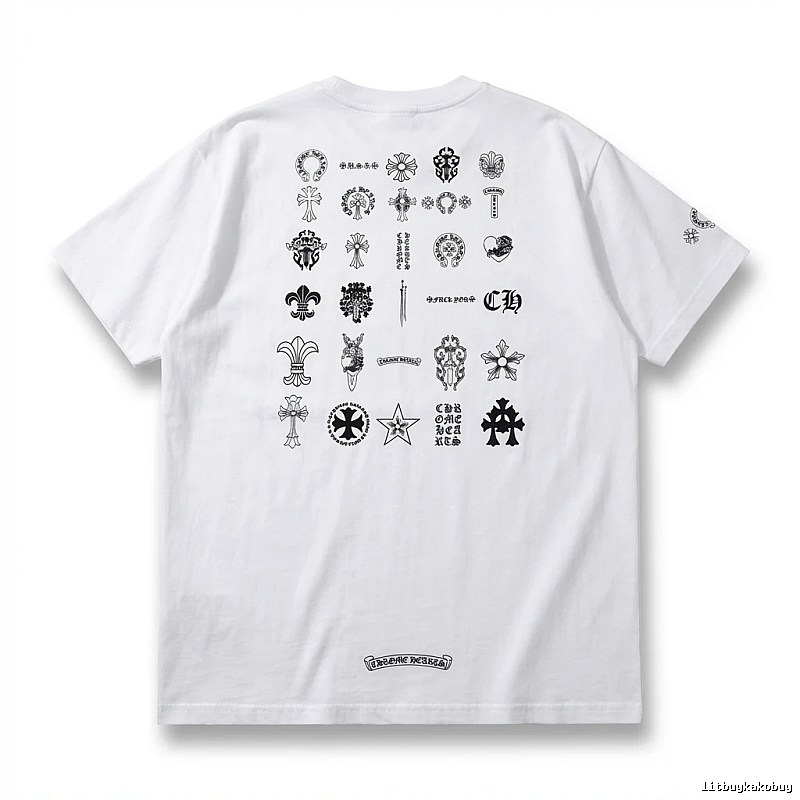 Chrome Hearts Dark Style White T-shirt