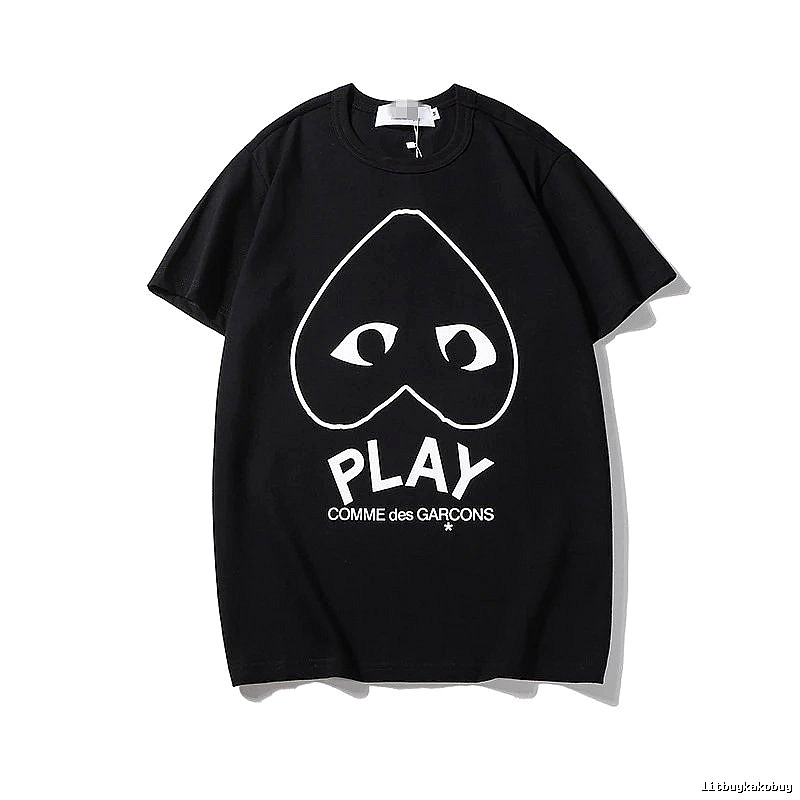 Comme des Garcons PLAY 2023-12 Black Style 2312 Heart Logo T-Shirt Travel Pack