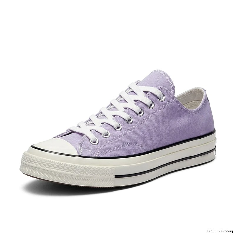 Converse classic light purple canvas shoes