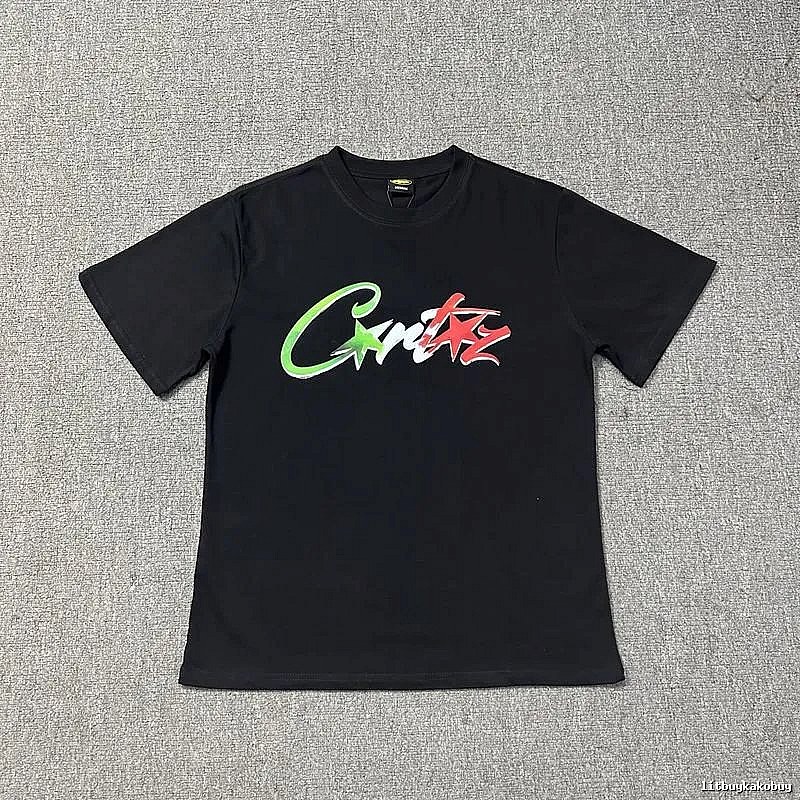 Corteiz Classic Logo T-shirt Black Corteiz with Travel-Friendly Style