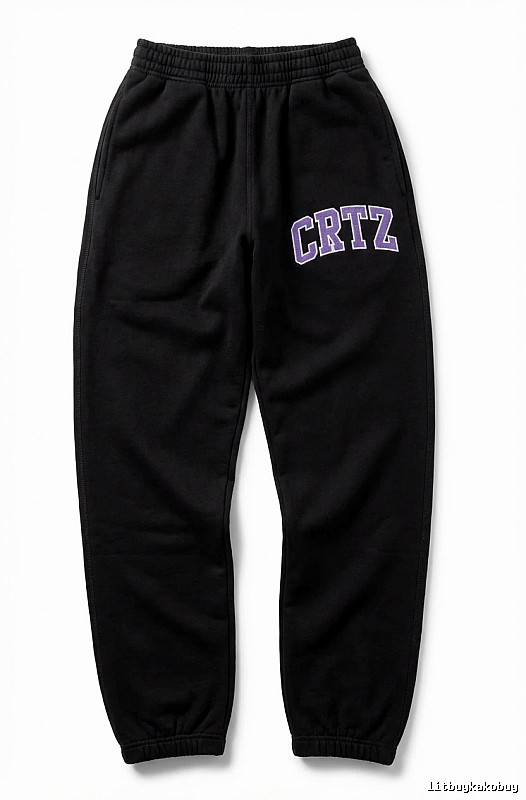 Corteiz CRTZ casual style black pants