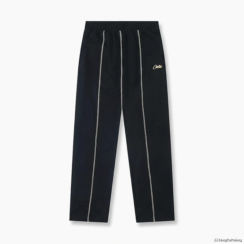 Corteiz minimalist style black trousers