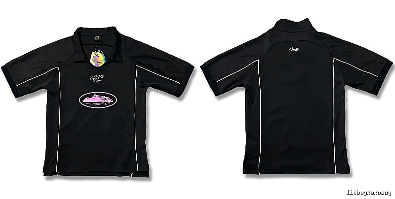 Corteiz sporty black short sleeves