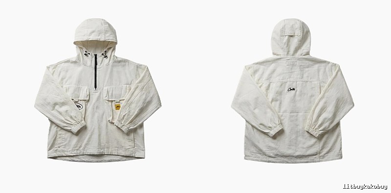Corteiz Workwear Style White Jacket
