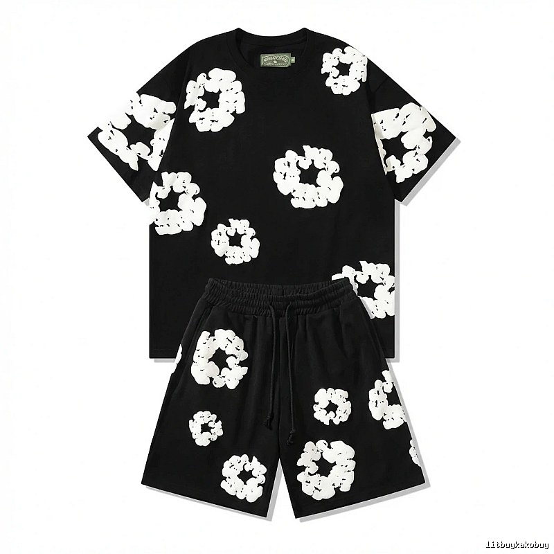 DENIM TEARS Printed Casual Style Set