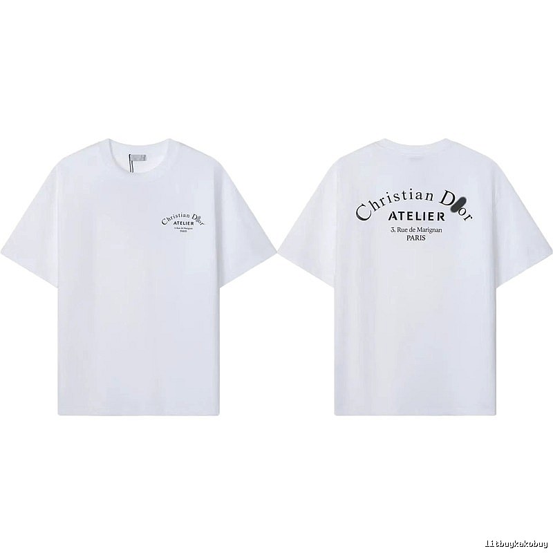 Dior Atelier Minimalist Style White T-Shirt