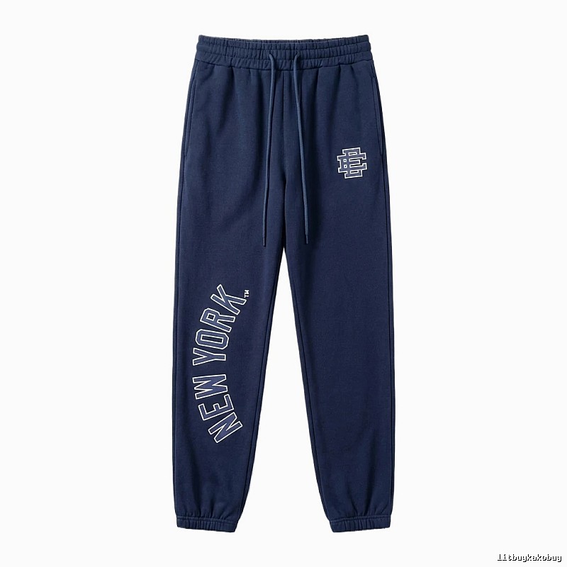 Eric Emanuel New York Style Navy Blue Sweatpants
