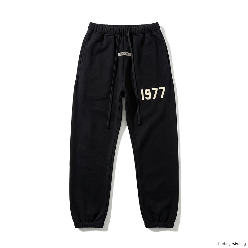 ESSENTIALS 1977 Casual Black Sweatpants