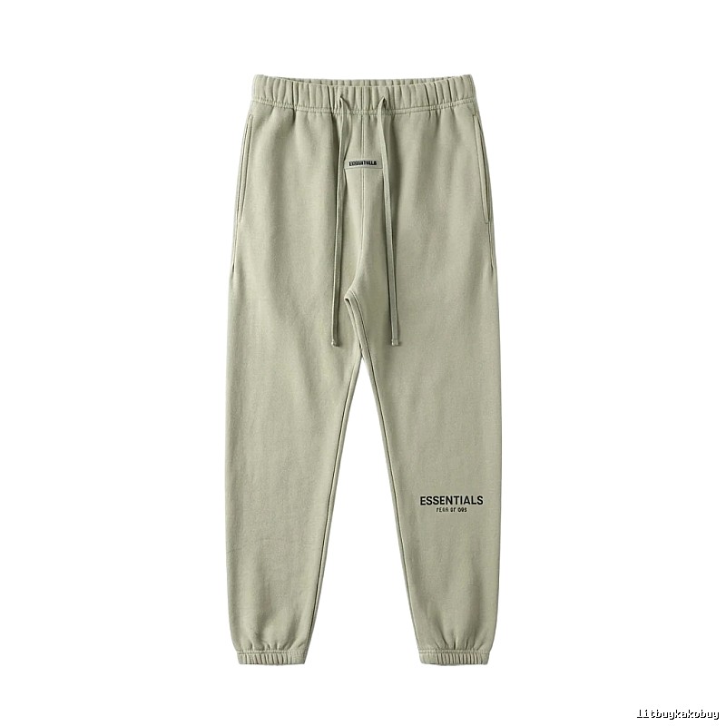 ESSENTIALS Basic Casual Khaki Pants