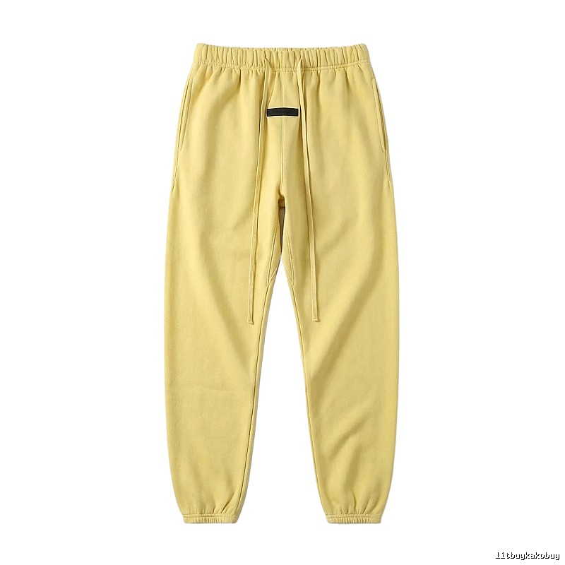 ESSENTIALS Basic Casual Yellow Sweatpants