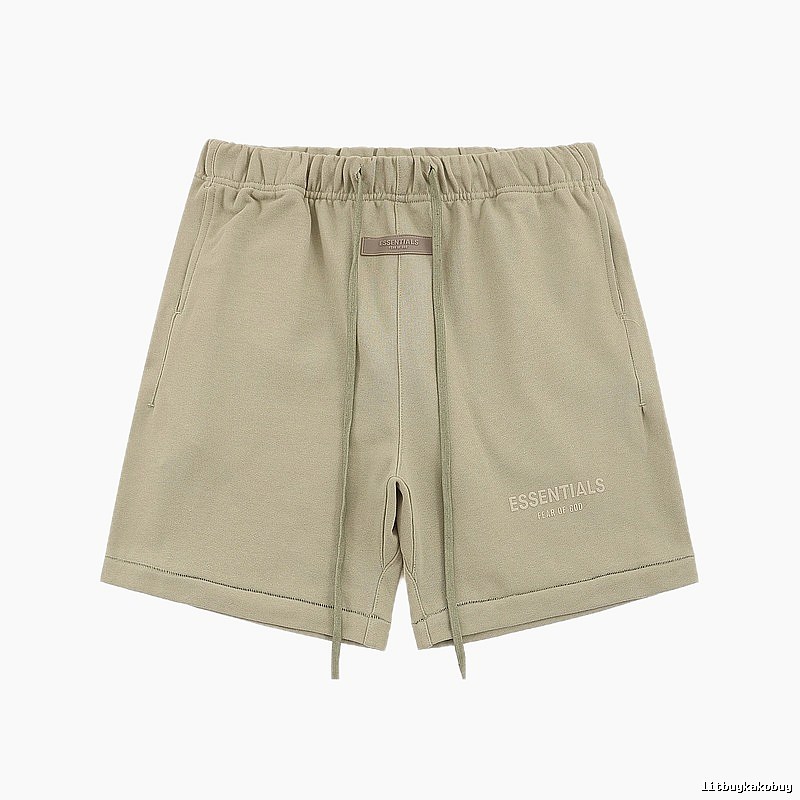 ESSENTIALS Basic Khaki Shorts