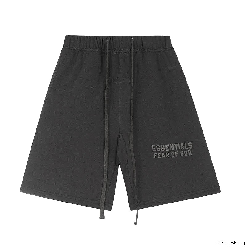 ESSENTIALS minimalist style black shorts
