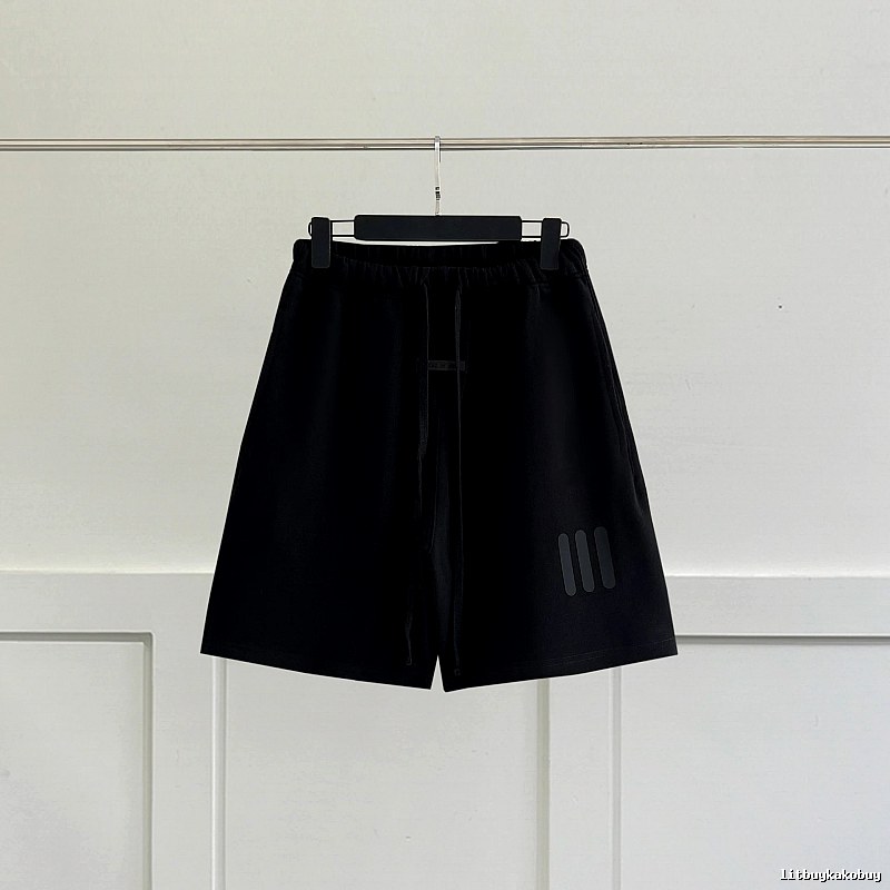 ESSENTIALS minimalist style black shorts