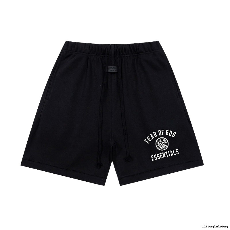 ESSENTIALS minimalist style black shorts