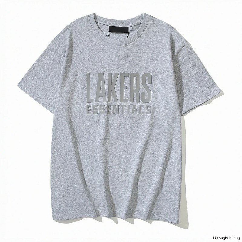 ESSENTIALS minimalist style grey T-shirt