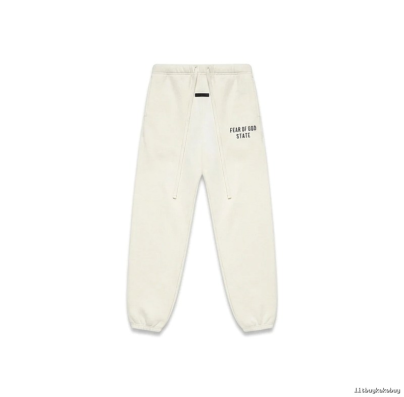 ESSENTIALS minimalist style white sweatpants