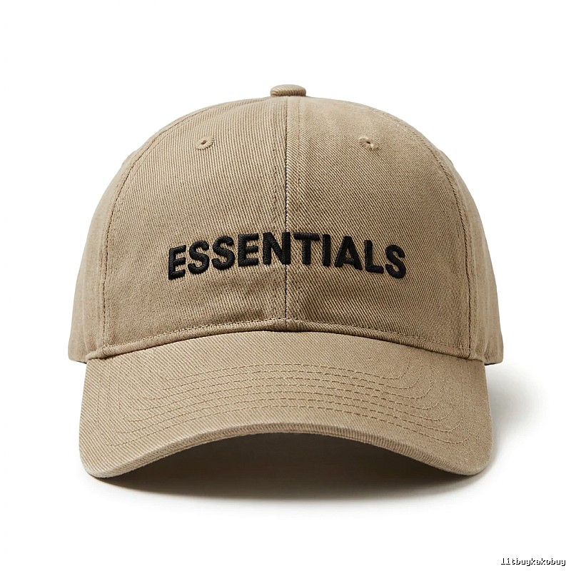 ESSENTIALS Simple Style Khaki Hat