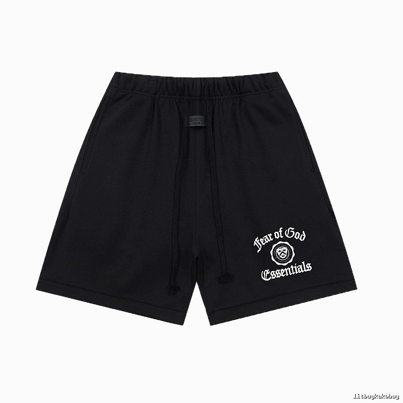 ESSENTIALS trendy brand black shorts