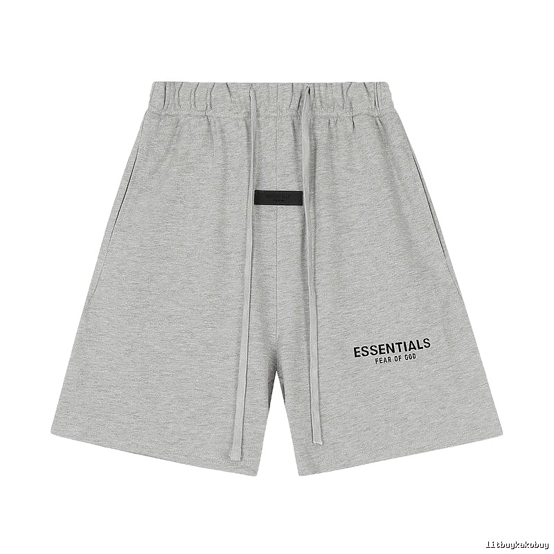 ESSENTIALS Trendy Brand Simple Style Grey Shorts
