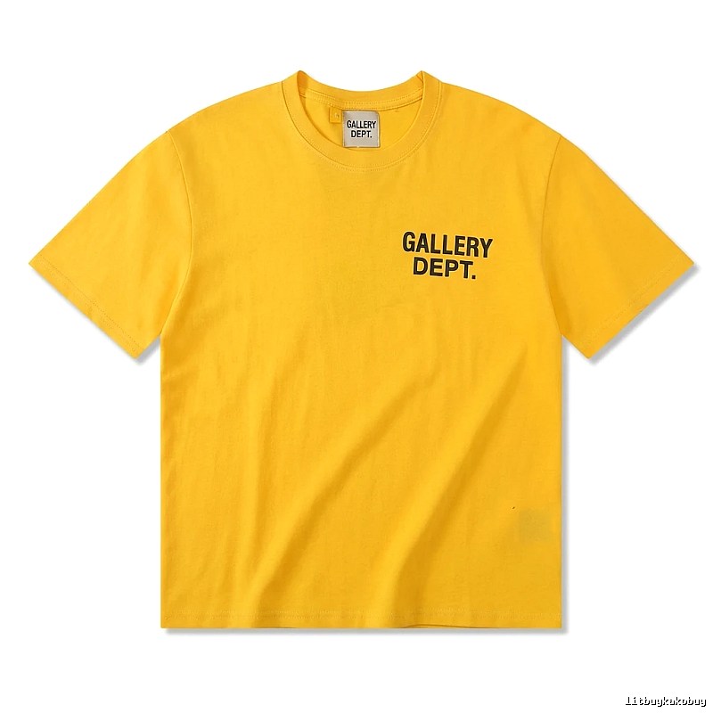 Gallery Dept. Alphabet Style Yellow T-shirt