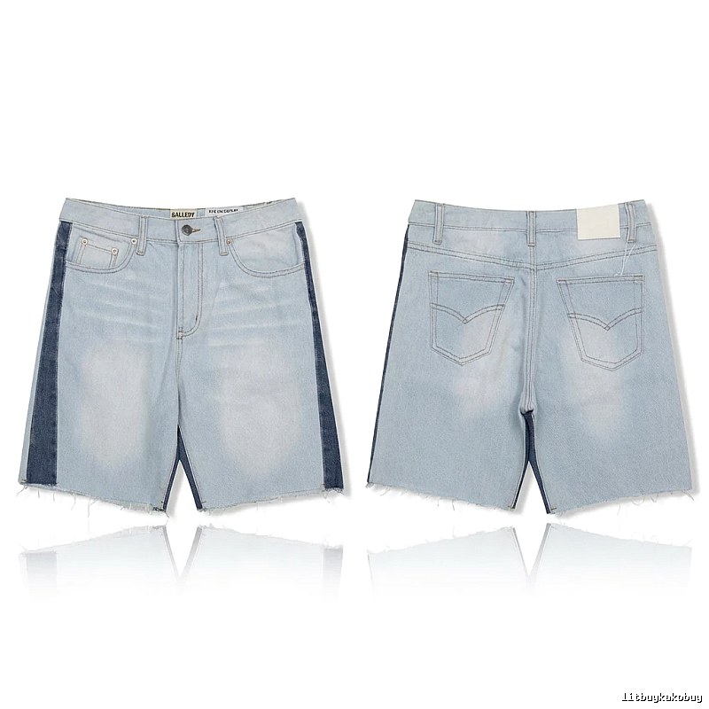 Gallery Dept denim-style light blue shorts