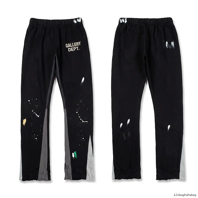 Gallery Dept Graffiti Style Black Long Pants