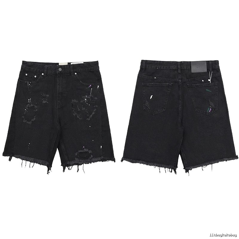 Gallery Dept Graffiti Style Black Shorts