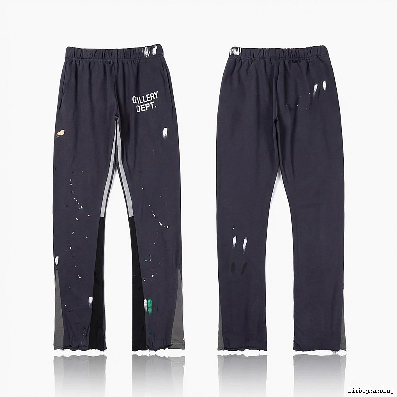 Gallery Dept Graffiti Style Black Trousers