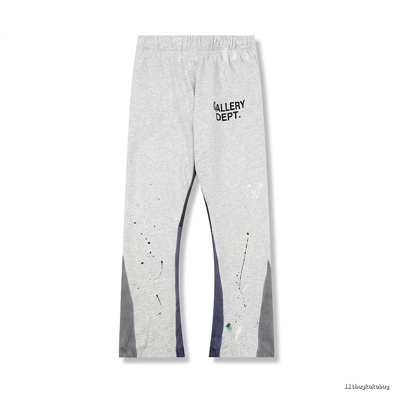 Gallery Dept Graffiti-style Grey Long Pants