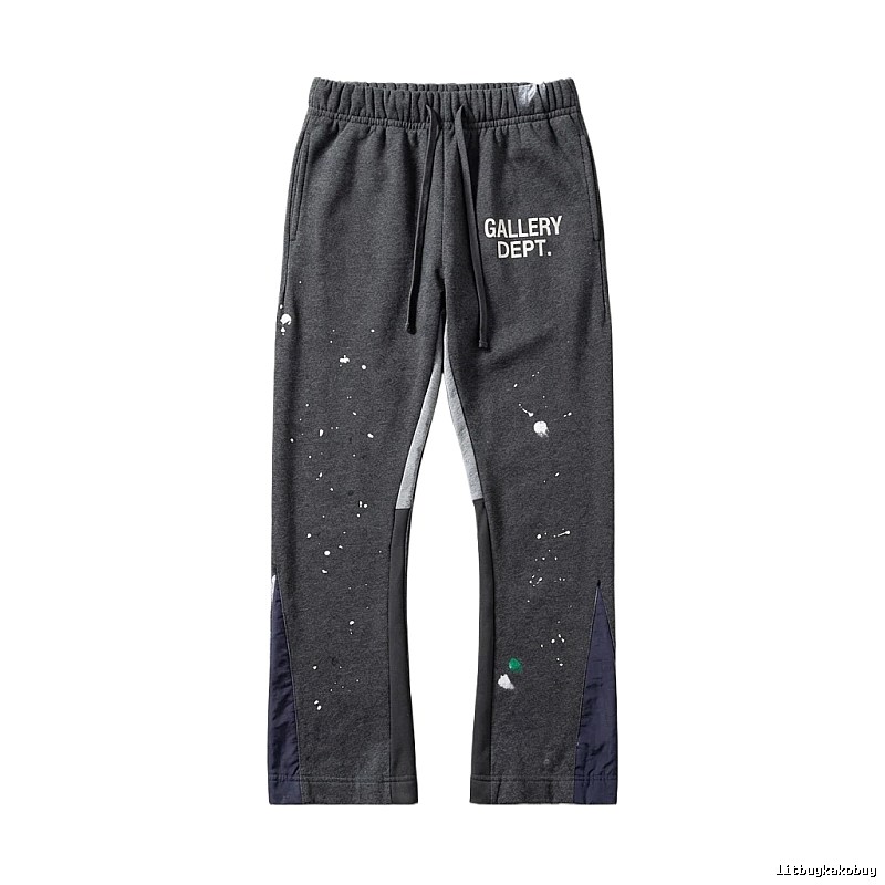 Gallery Dept Graffiti Style Grey-Purple Sweatpants