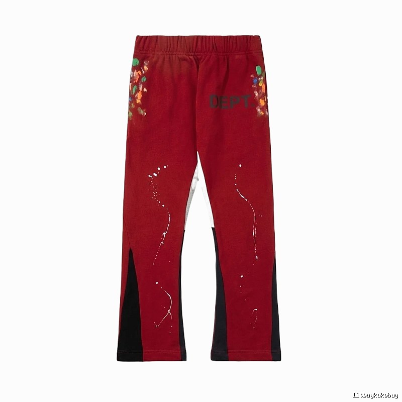 Gallery Dept Graffiti Style Red Pants