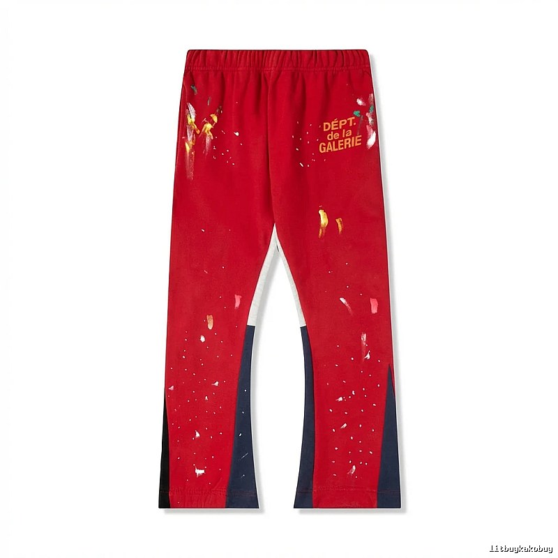 Gallery Dept graffiti-style red pants