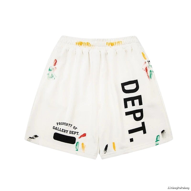 Gallery Dept graffiti-style white shorts