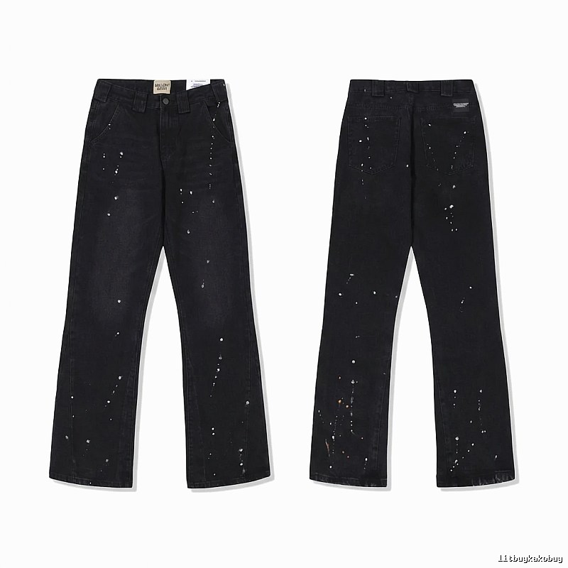 Gallery Dept ink - splashing style black jeans