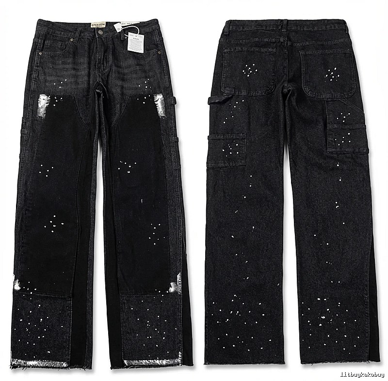 Gallery Dept. workwear style black jeans