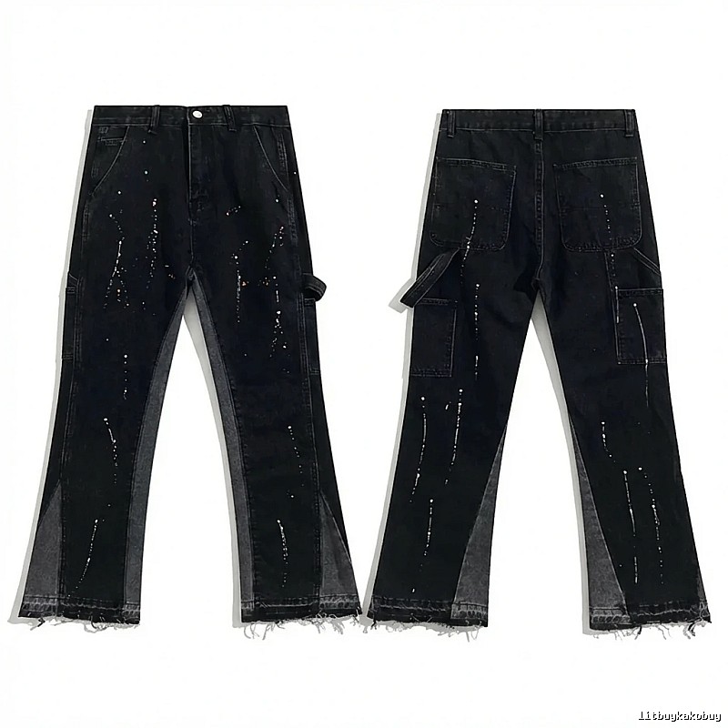 Gallery Dept Workwear Style Black Jeans