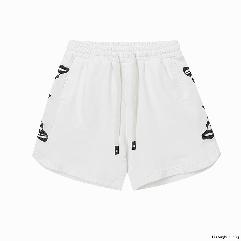 Godspeed Rhinestone Street Style White Shorts