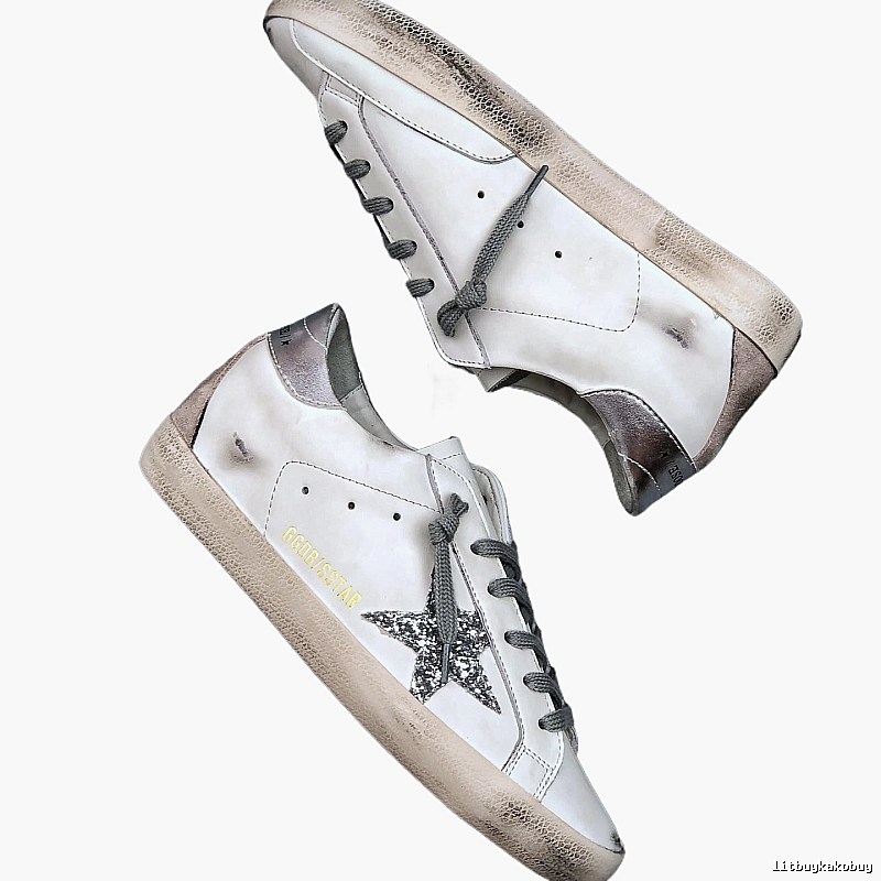 Golden Goose Dirty Star Retro Style White