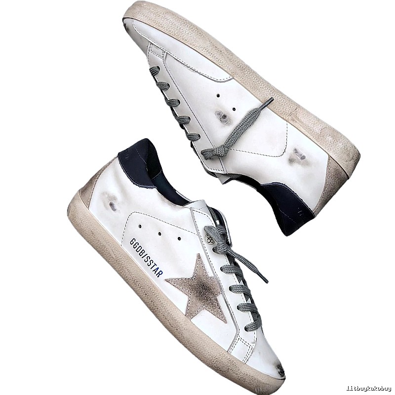 Golden Goose Dirty Style White Shoes