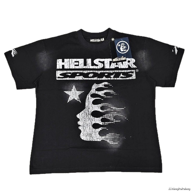 Hellstar Sports Street Style Black Short-sleeve T-shirt
