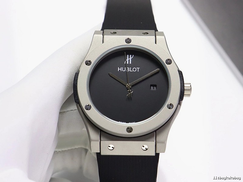 Hublot Watch with Black Dial Watch Detail