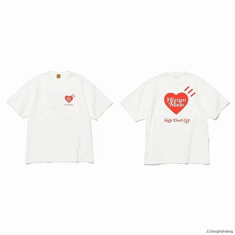 Human Made Easy Match Heart logo T-shirt Black Green Human for Everyday Use