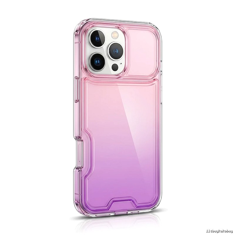 iPhone gradient transparent pink phone case