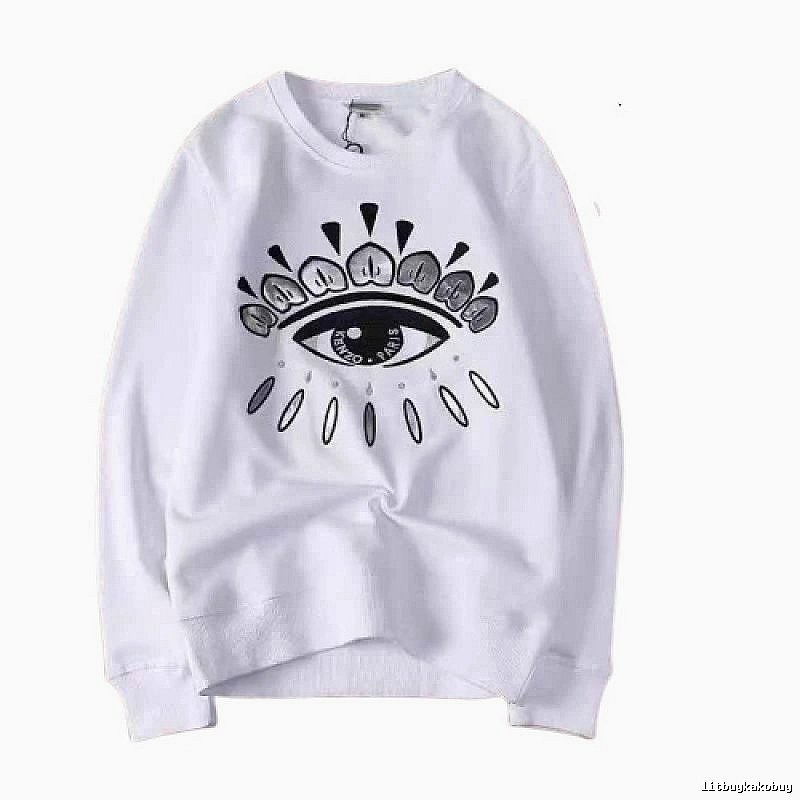 Kenzo Style Kc50 Tiger SweatShirt Logo Detail Graphic