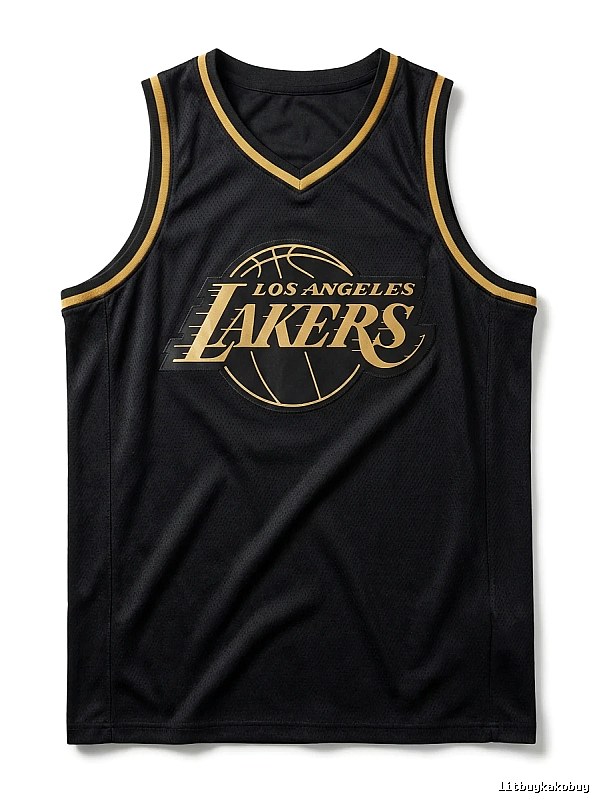 LBJ Lakers retro black jersey