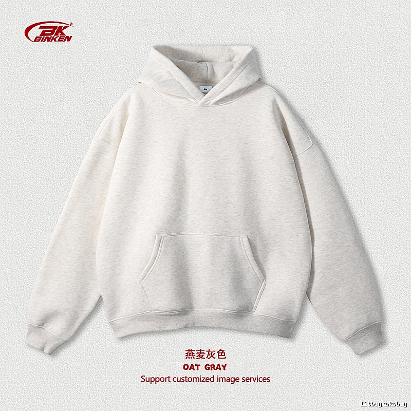 Lightweight Pullover hoodie Navy Blank Kangaroo for Trend Styling