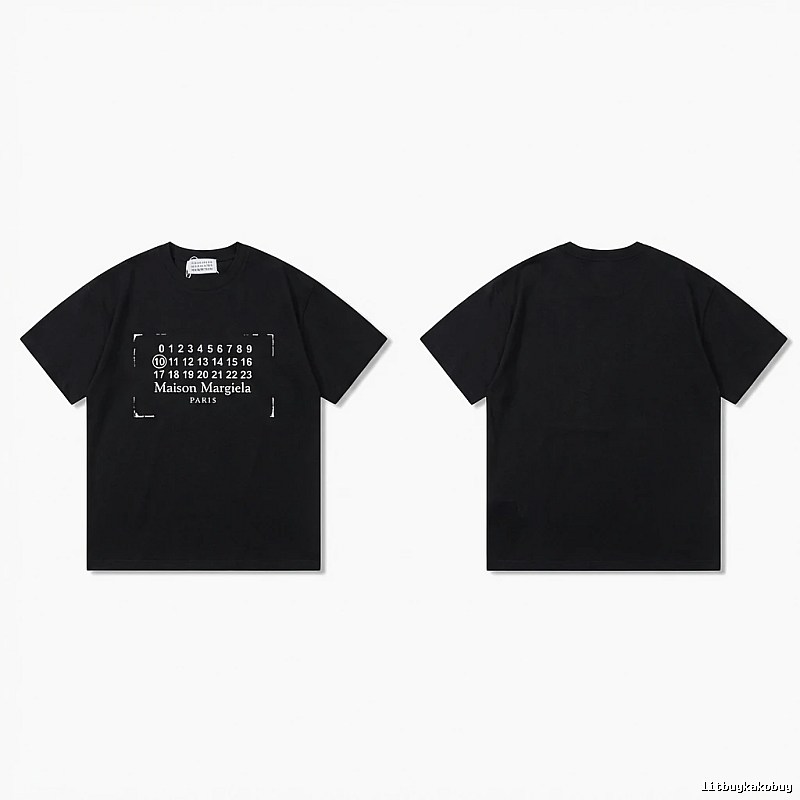 Maison Margiela Digital Style Black T-shirt
